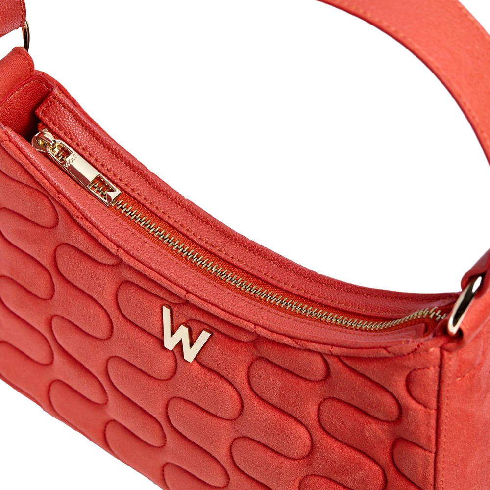  Borsa a tracolla con sciarpa - Rosso radioso - WOLF