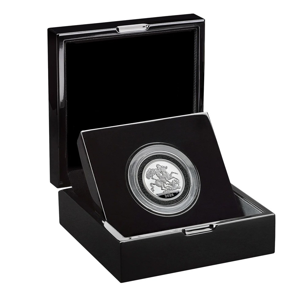  Sterlina Argento 2026 San Giorgio e Drago Proof UK - THE ROYAL MINT