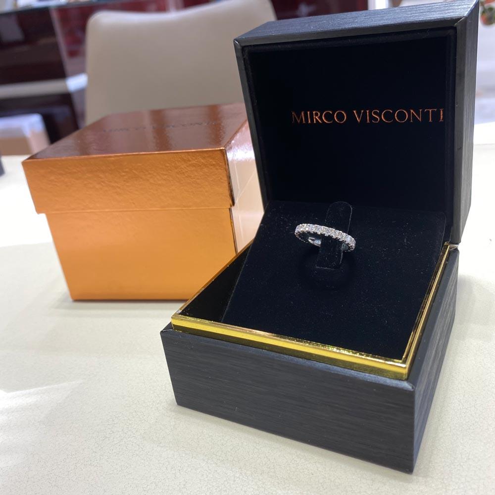  Anello eternity oro bianco diamanti 1,21ct Mirco Visconti - MIRCO VISCONTI