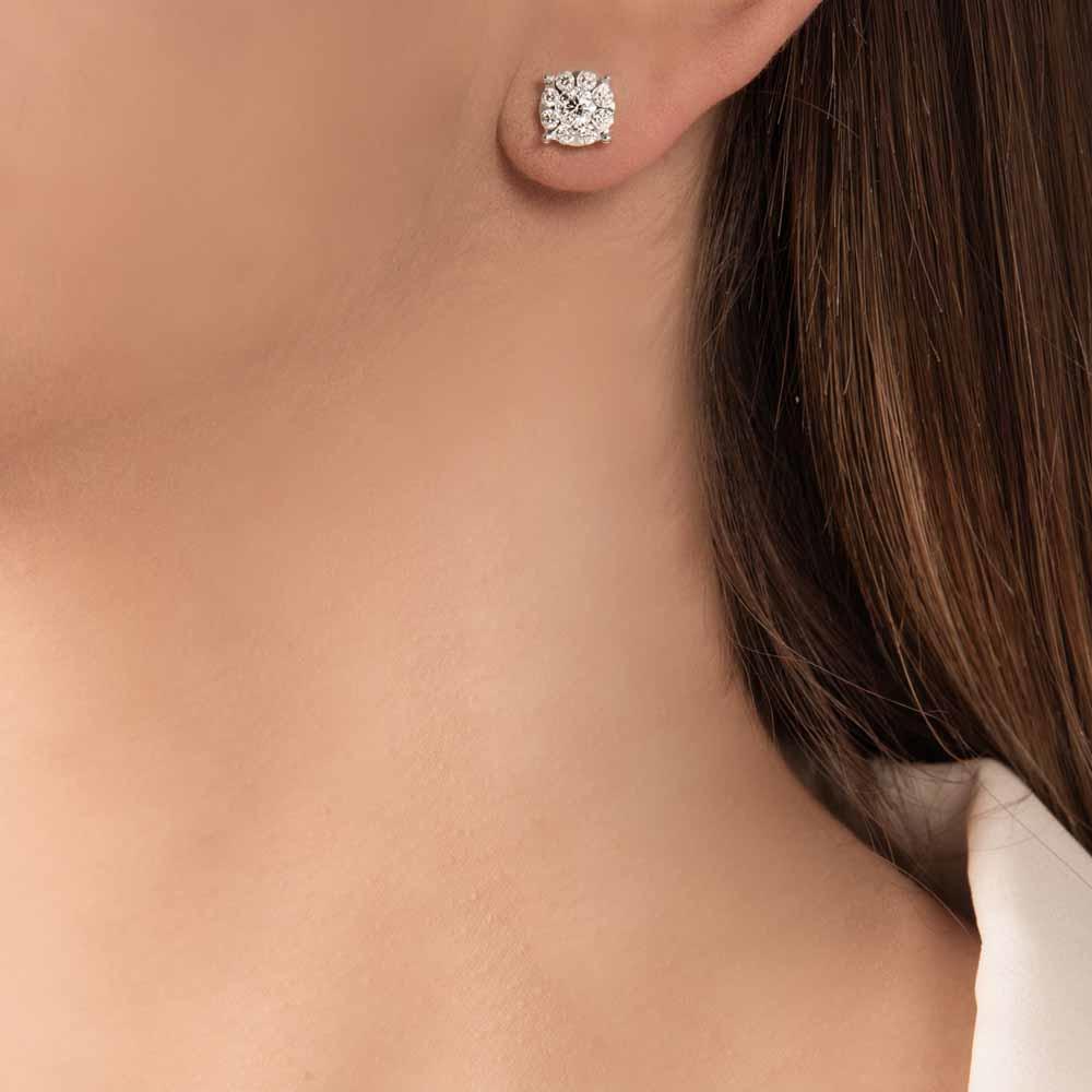  Orecchini oro bianco diamante multipietra 1,21ct Mirco Visconti - MIRCO VISCONTI