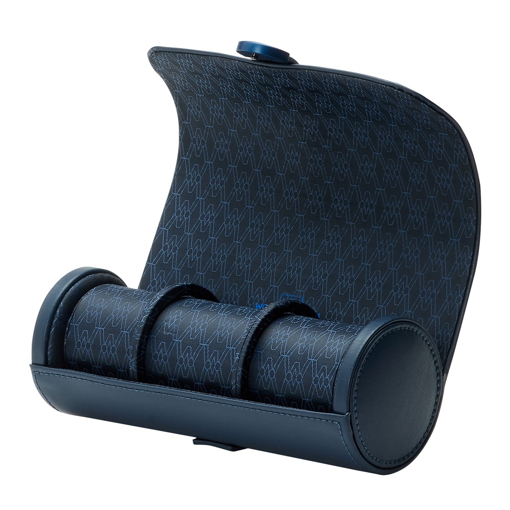 Rotolo per orologi triplo - Blu notte - WOLF