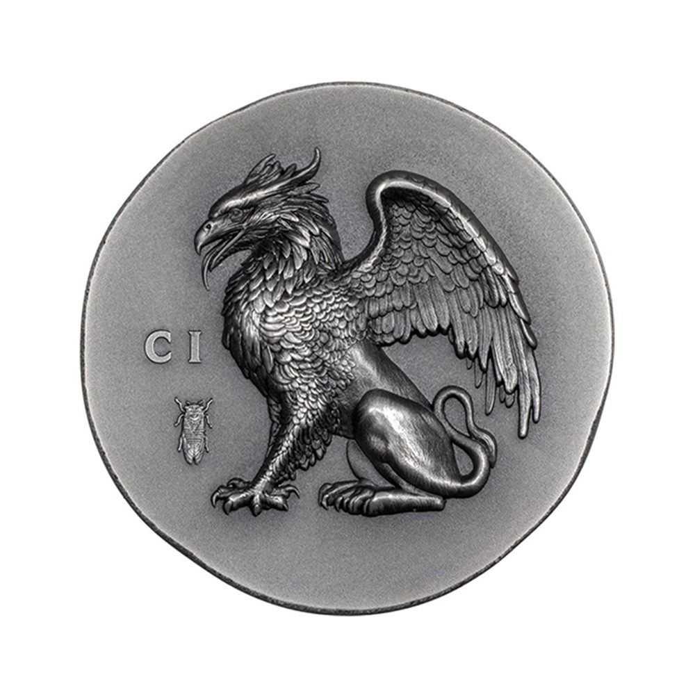 Grifone Numismatic Icons 1 Oz Argento 5$ Cook Islands 2024 - CIT COIN INVEST