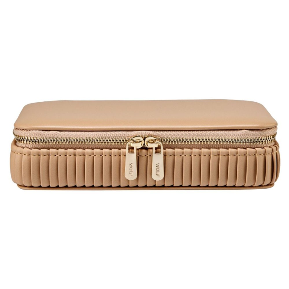  Astuccio per gioielli Wolf Bella Zip Case Mocha - WOLF