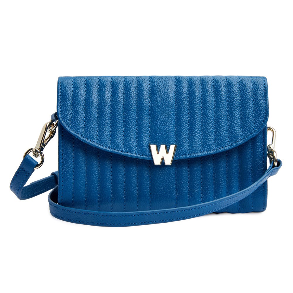  Wolf Crossbody Bag with Wristlet & Lanyard - Marine - WOLF
