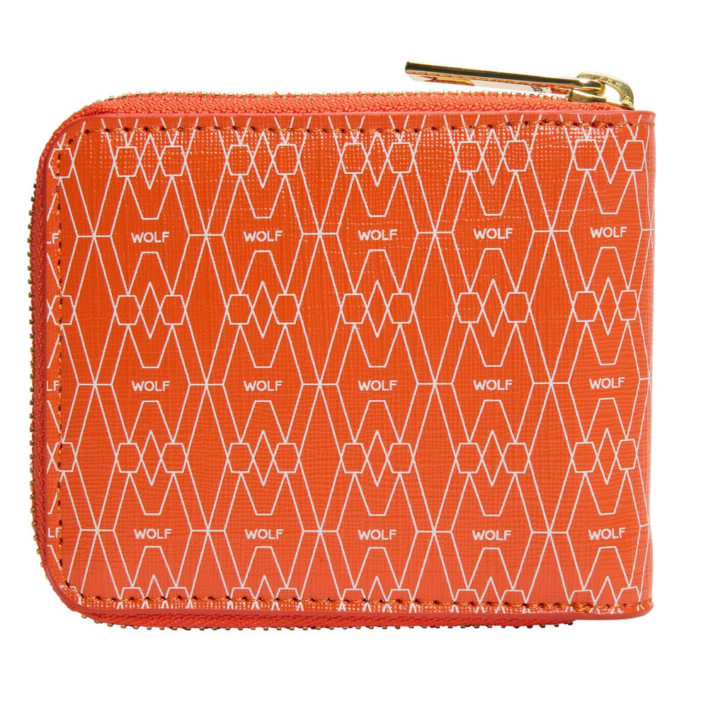  Wolf Zip Wallet - Orange - WOLF