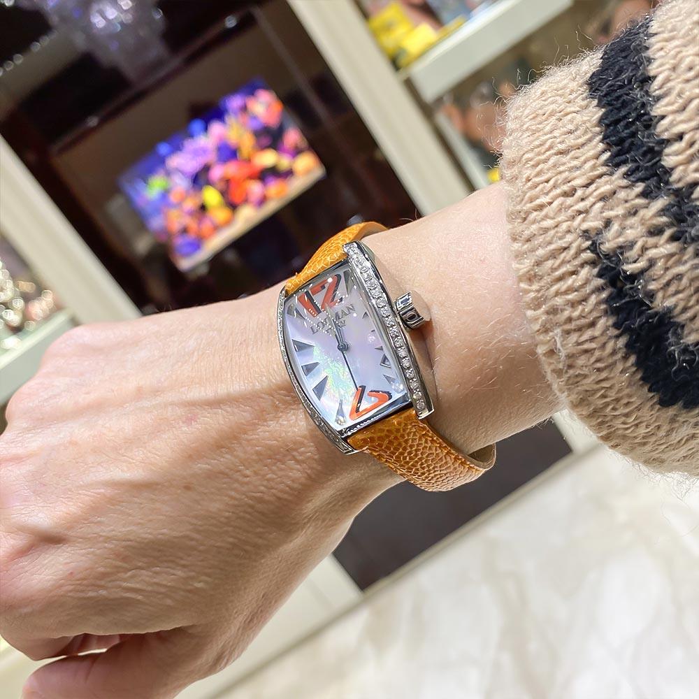  Orologio Locman Panorama acciaio diamanti 29 x 38,5mm - LOCMAN