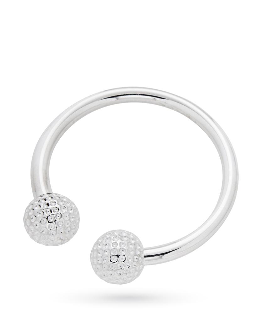 Portachiavi in argento con palline da golf - LUSSO ITALIANO