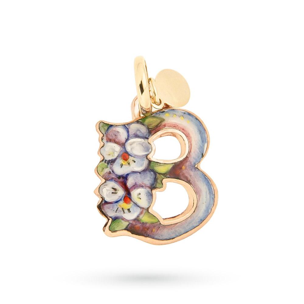 Ciondolo Iniziale B Gabriella Rivalta Violette - GABRIELLA RIVALTA