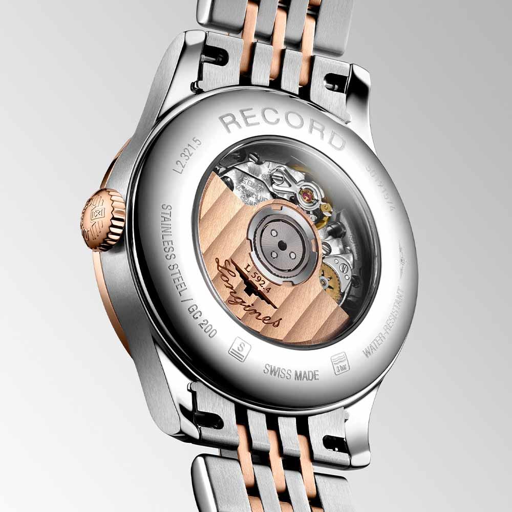  Longines Record L2.321.5.11.7 Automatico 30 mm - LONGINES