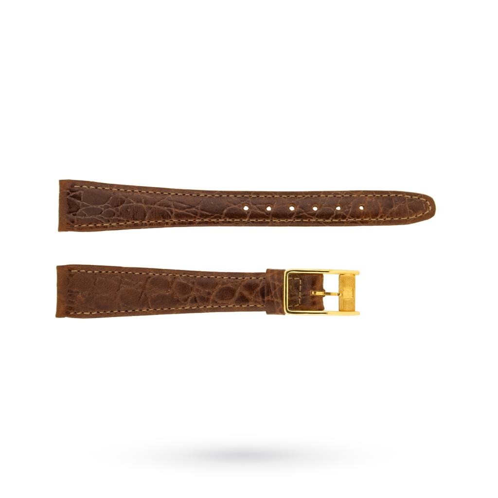 Cinturino originale Mondia coccodrillo marrone scuro 14-10mm - MONDIA