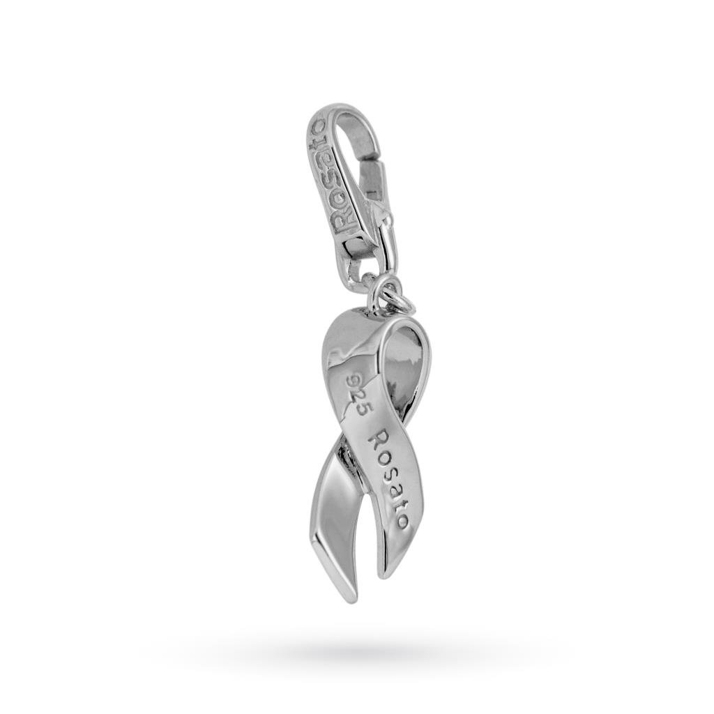 Ribbon charm Rosato Limited Edition in 925 sterling silver - ROSATO