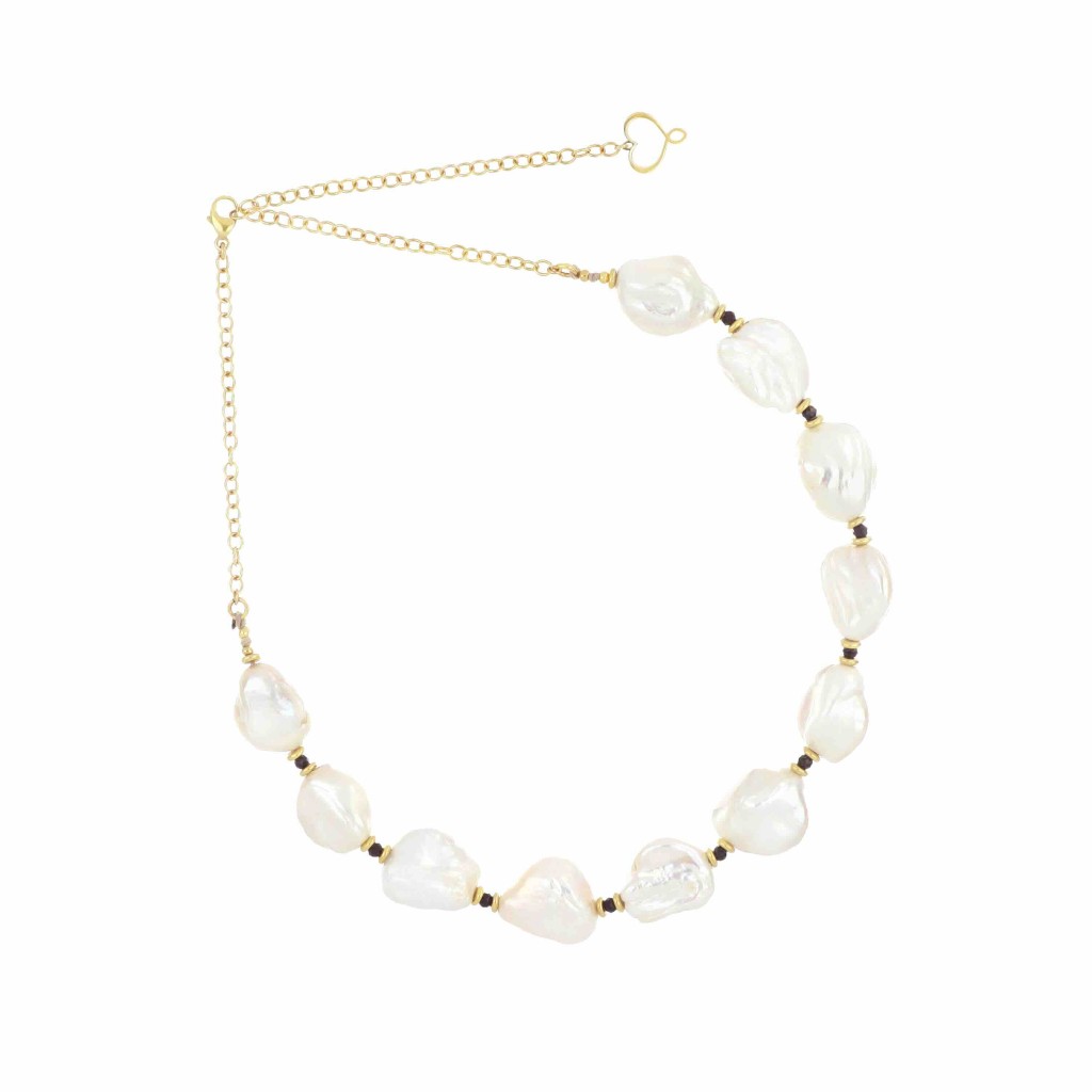 Girocollo Perle Naturali &amp; Spinello Maman et Sophie - MAMAN ET SOPHIE