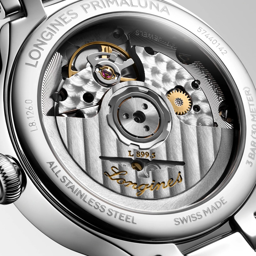  Longines PrimaLuna Moonphase L8.126.0.97.2 Automatico 34 mm - LONGINES