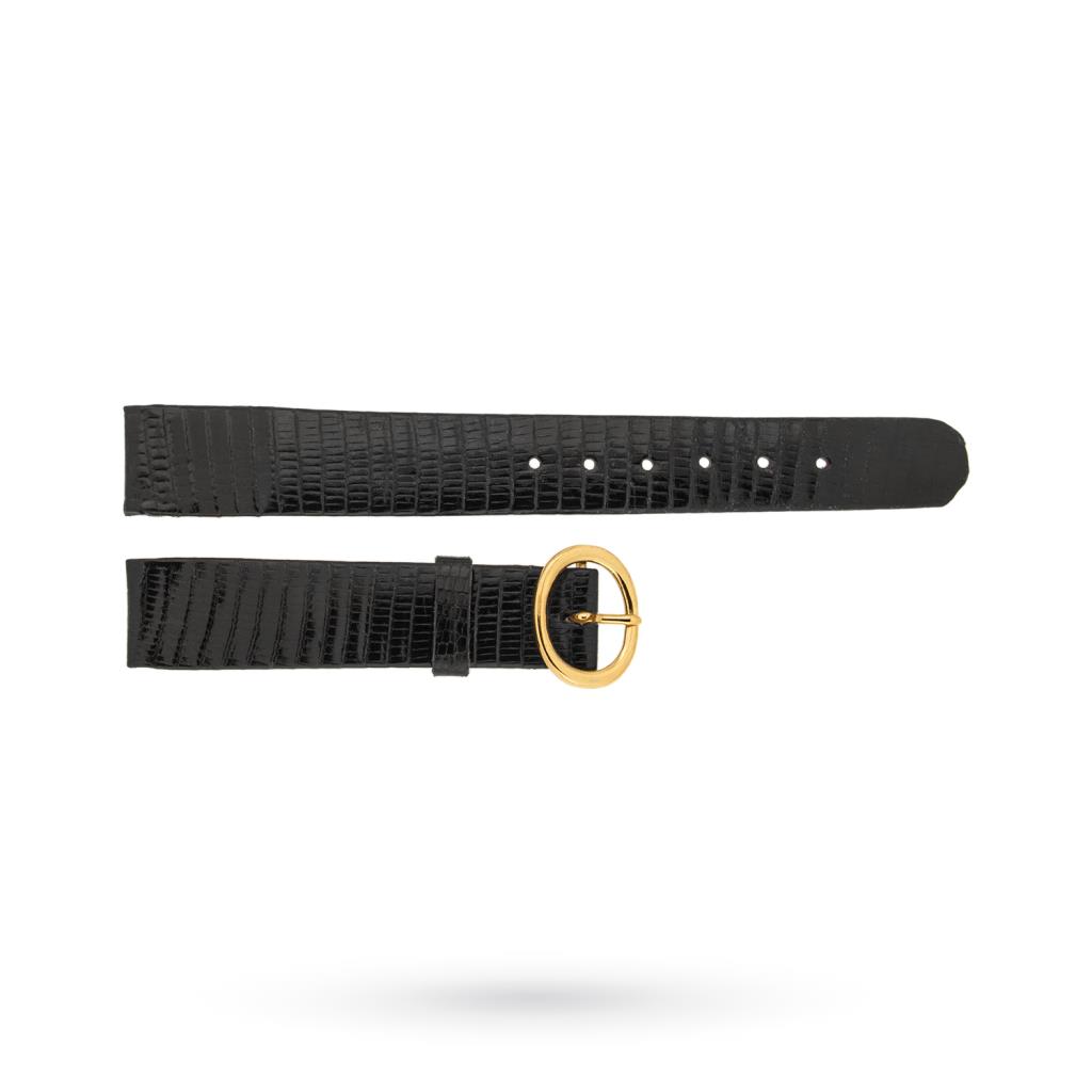 Cinturino originale Levrette lucertola nera 14-13mm - LEVRETTE