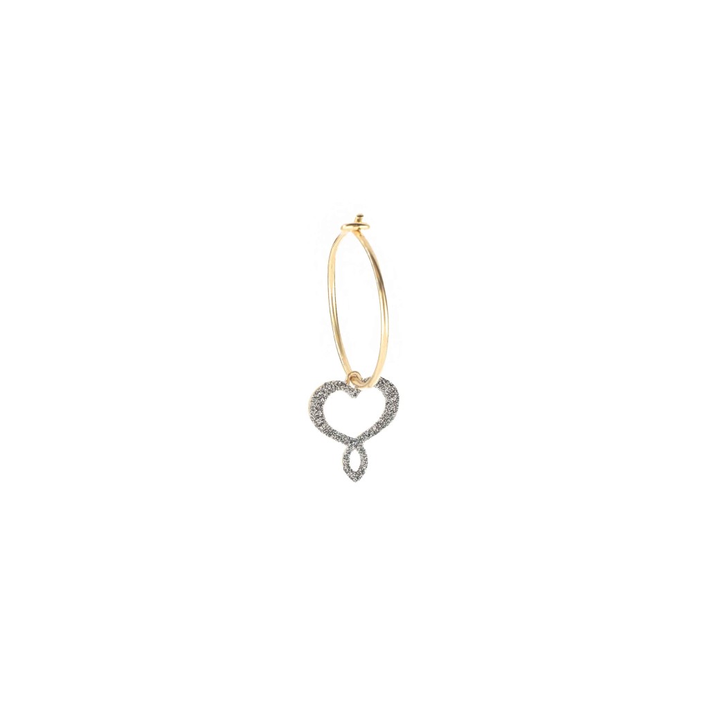 Maman et Sophie ORSSO9MSK Earring in 18kt Yellow Gold Powder - MAMAN ET SOPHIE