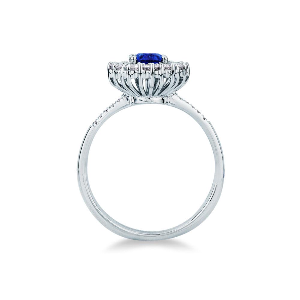  Ring with 0.99ct oval sapphire and 0.56ct diamonds - MIRCO VISCONTI