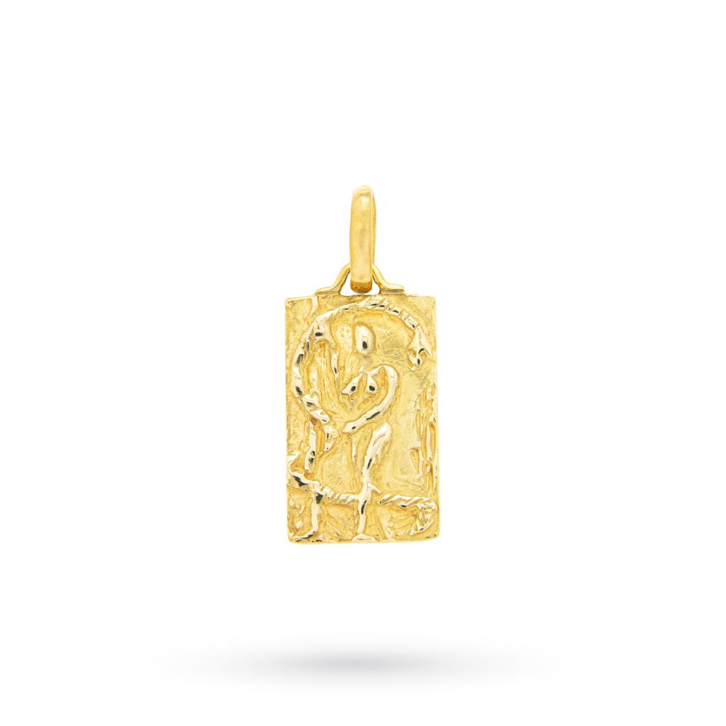 Ciondolo simbolo zodiacale SAGITTARIO oro giallo 18kt - LUSSO ITALIANO
