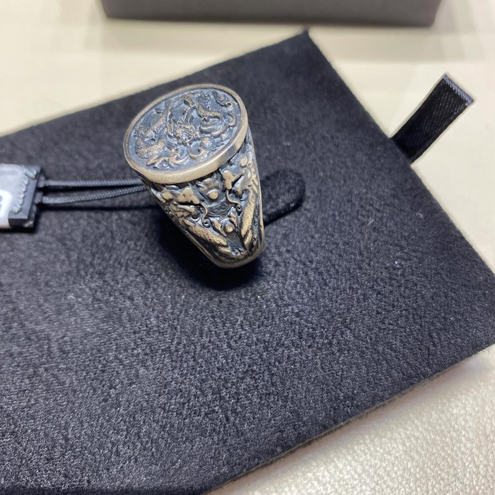  Anello uomo argento 925 drago - ZANCAN