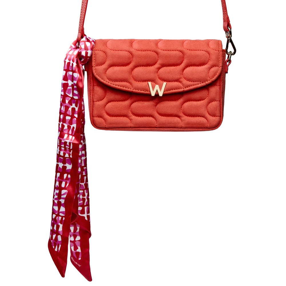  Borsa a tracolla con sciarpa - Rosso radioso - WOLF