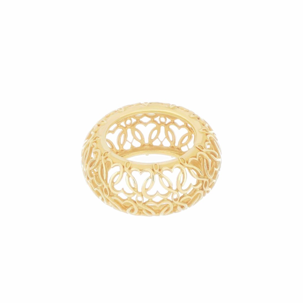 Maman et Sophie ANMAMGI13 Heart Perforated Band Ring size 13