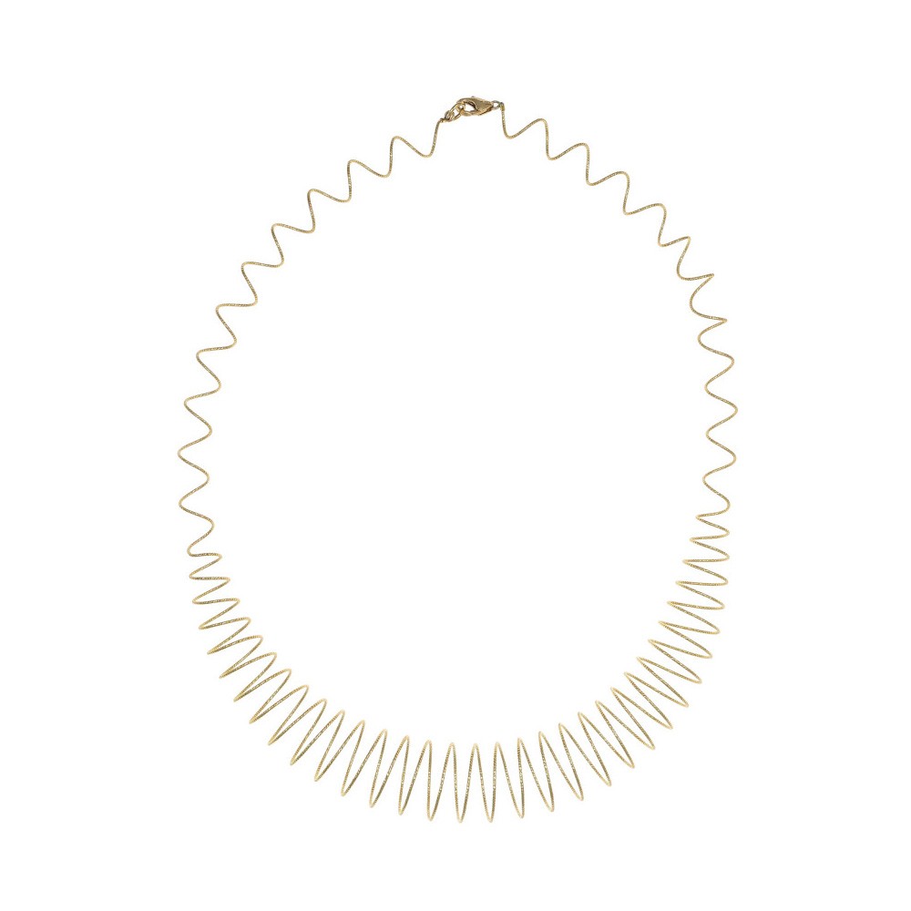 Collana Hopla filo d&#039;oro giallo diamantato MagicWire - MAGICWIRE