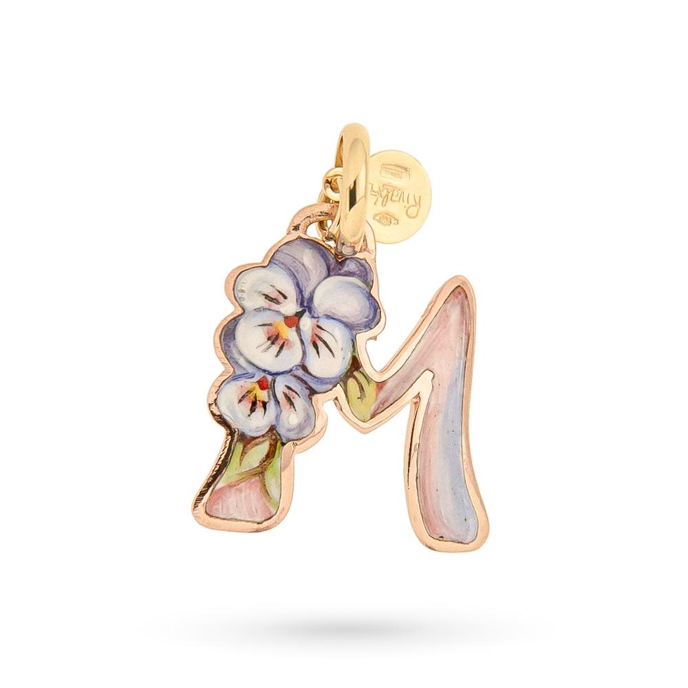 Ciondolo Iniziale M Gabriella Rivalta Violette - GABRIELLA RIVALTA