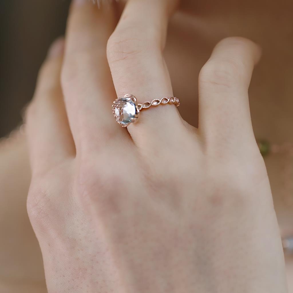  Blue topaz ring Elizabeth Maman et Sophie ANBETTA13 - MAMAN ET SOPHIE