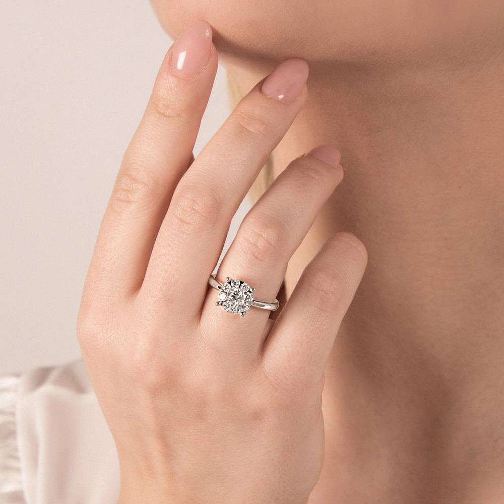 Anello solitario diamanti multipietra 0,99ct di Mirco Visconti - MIRCO VISCONTI