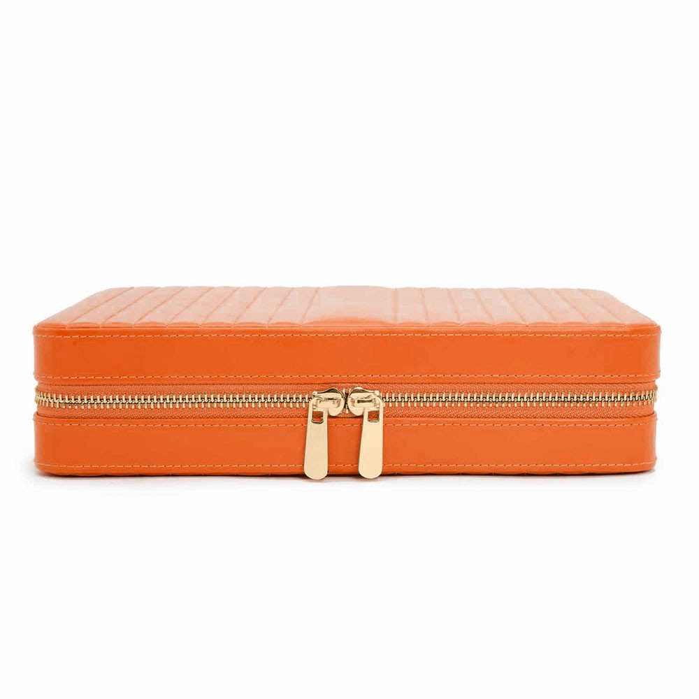  Wolf Large Zip Jewellery Case - Tangerine - WOLF
