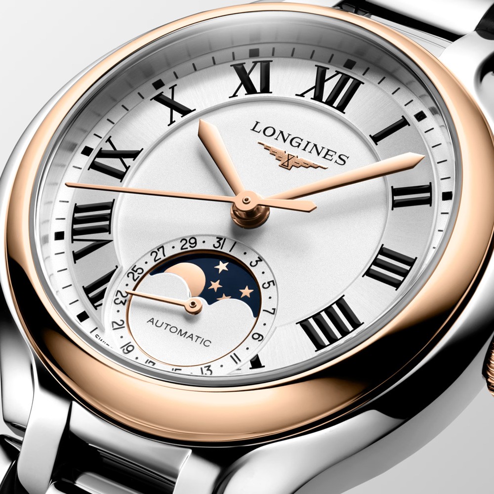 Longines PrimaLuna Moonphase L8.126.5.71.7 Automatico 34 mm - LONGINES