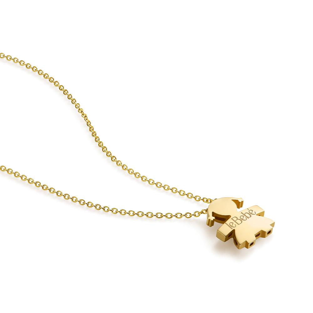  Collana leBebe LBB901 sagoma bimba oro giallo 18kt - LE BEBE