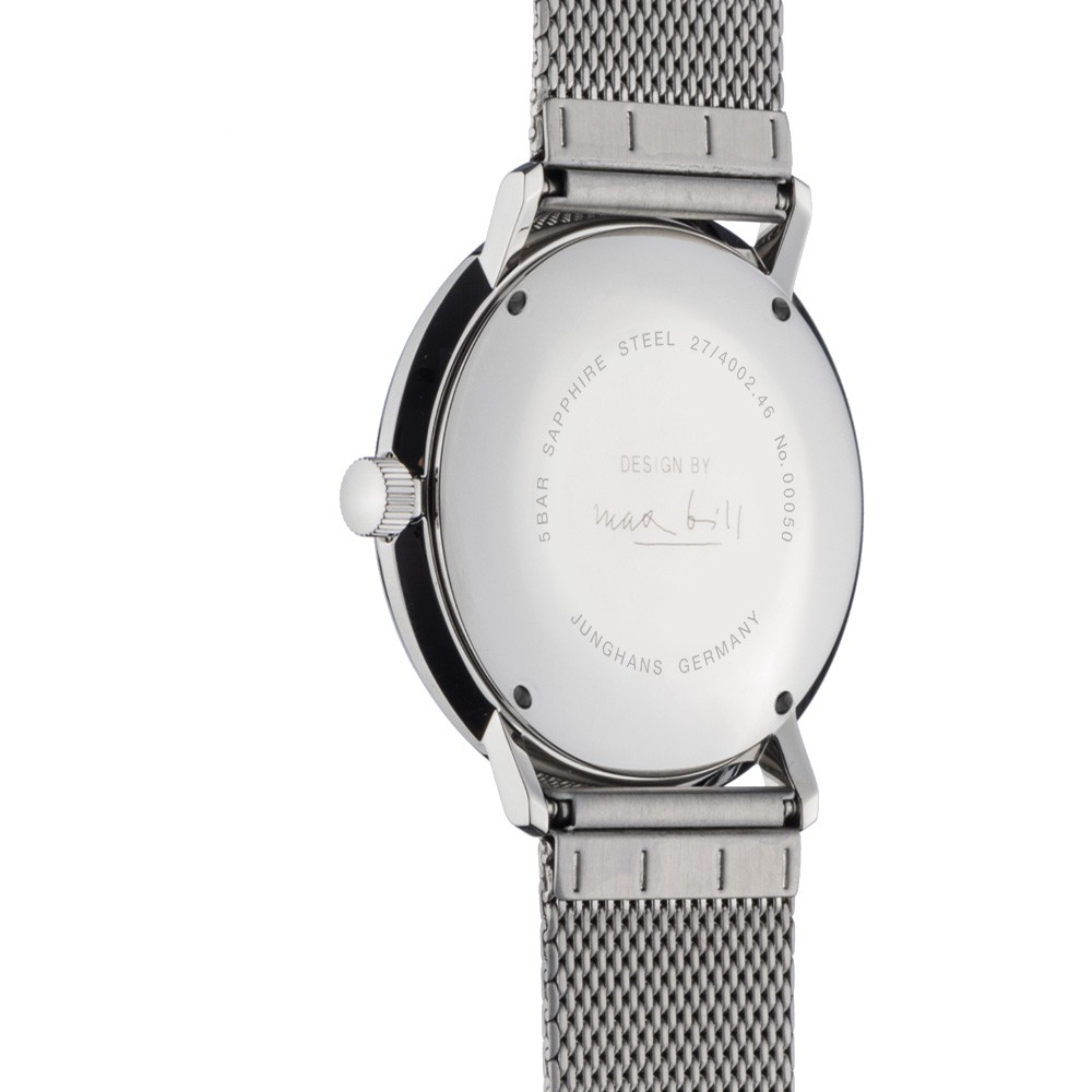  Junghans max bill Automatic 27-4002.46 Argento 38,0 mm - JUNGHANS