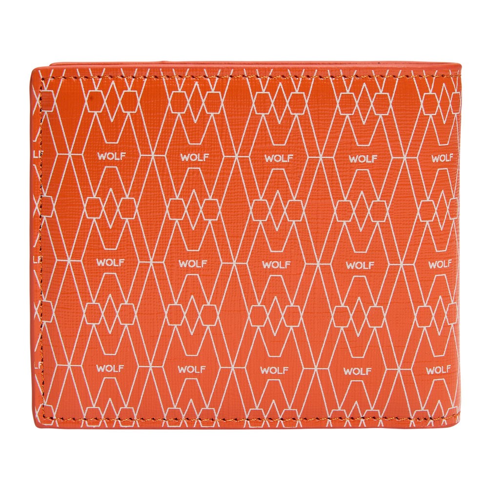 Wolf Billfold and Coin Wallet - Orange - WOLF