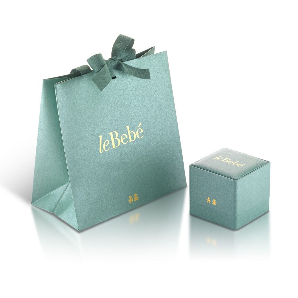  Mono orecchino leBebe LBB946 i Tesorini Bimbo oro bianco - LE BEBE