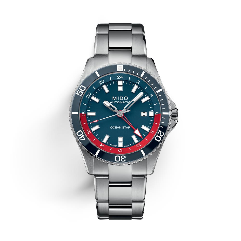 Mido Ocean Star GMT blue 44mm Special Edition watch - MIDO