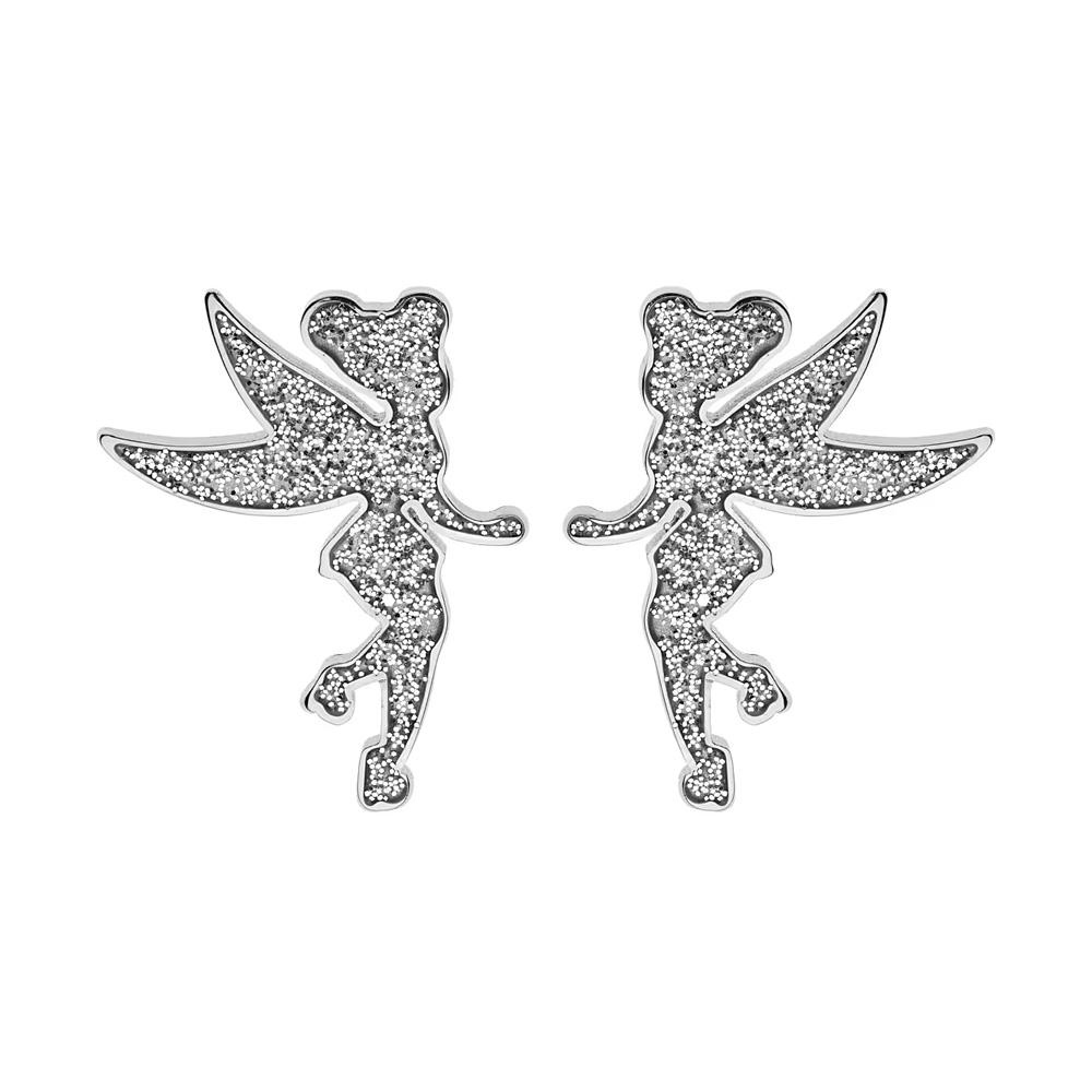 Orecchini Disney Trilli acciaio glitter argentati - DISNEY