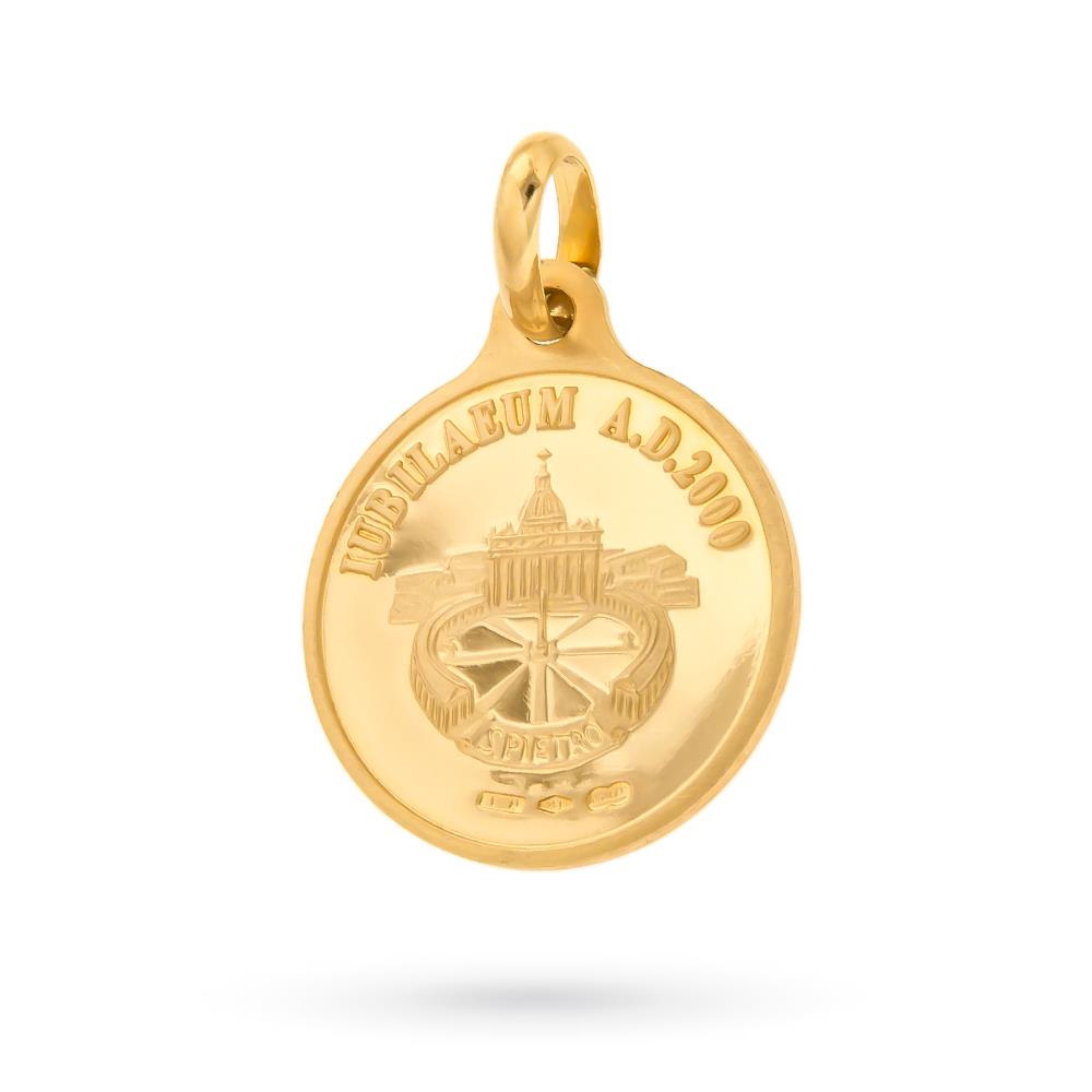  Medaglia Giubileo 2000 Vaticano San Pietro oro giallo 18kt - UNOAERRE