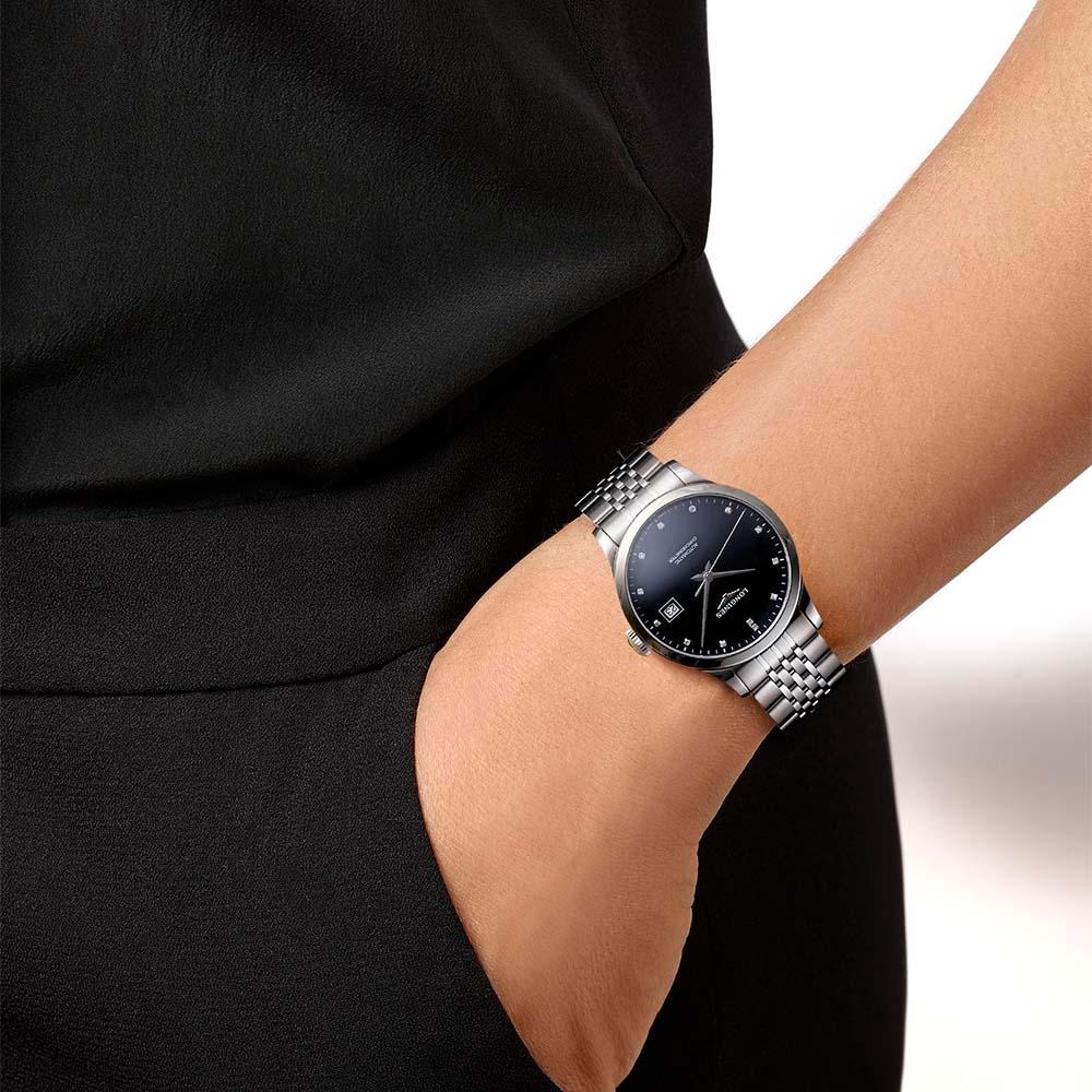  Longines Record L2.820.4.57.6 Automatic 38.50 mm - LONGINES