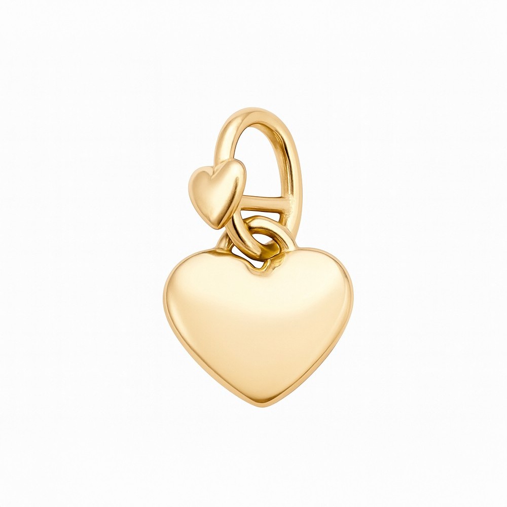 Ciondolo a forma di cuore di Dodo Mariani in oro giallo 9kt