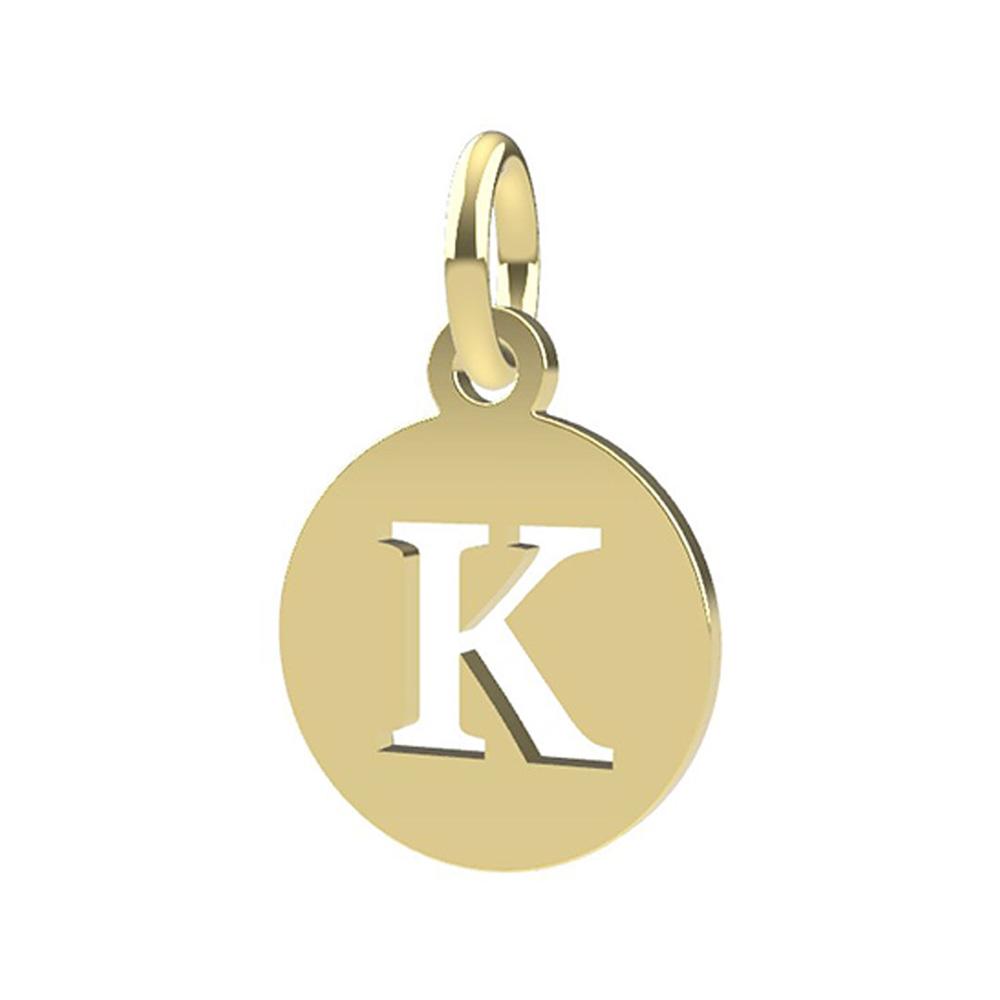 18kt yellow gold Letter K pendant Dedie - DEDIE
