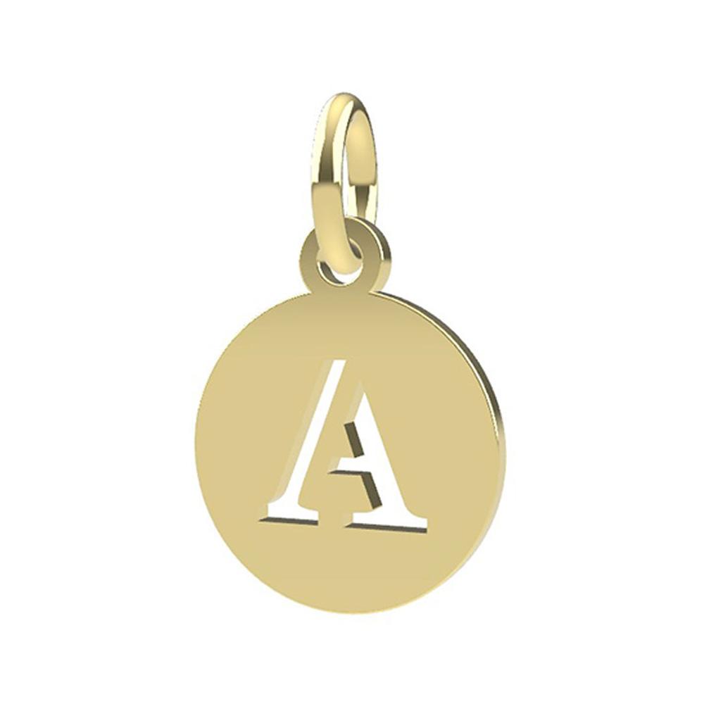 18kt yellow gold Letter A pendant Dedie - DEDIE