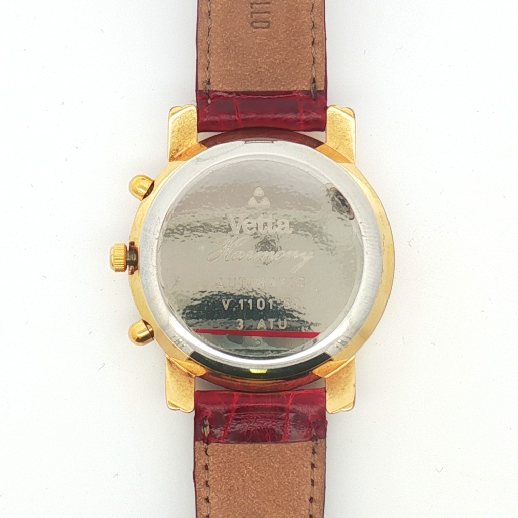 Vetta Harmony Acciaio PVD Oro Automatico Bianco 37 mm - VETTA