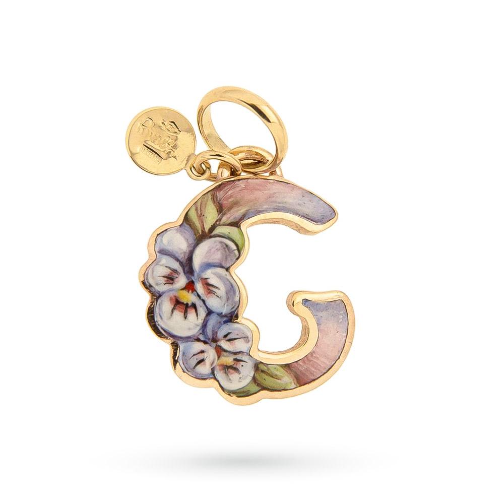 Ciondolo Iniziale G Gabriella Rivalta Violette - GABRIELLA RIVALTA