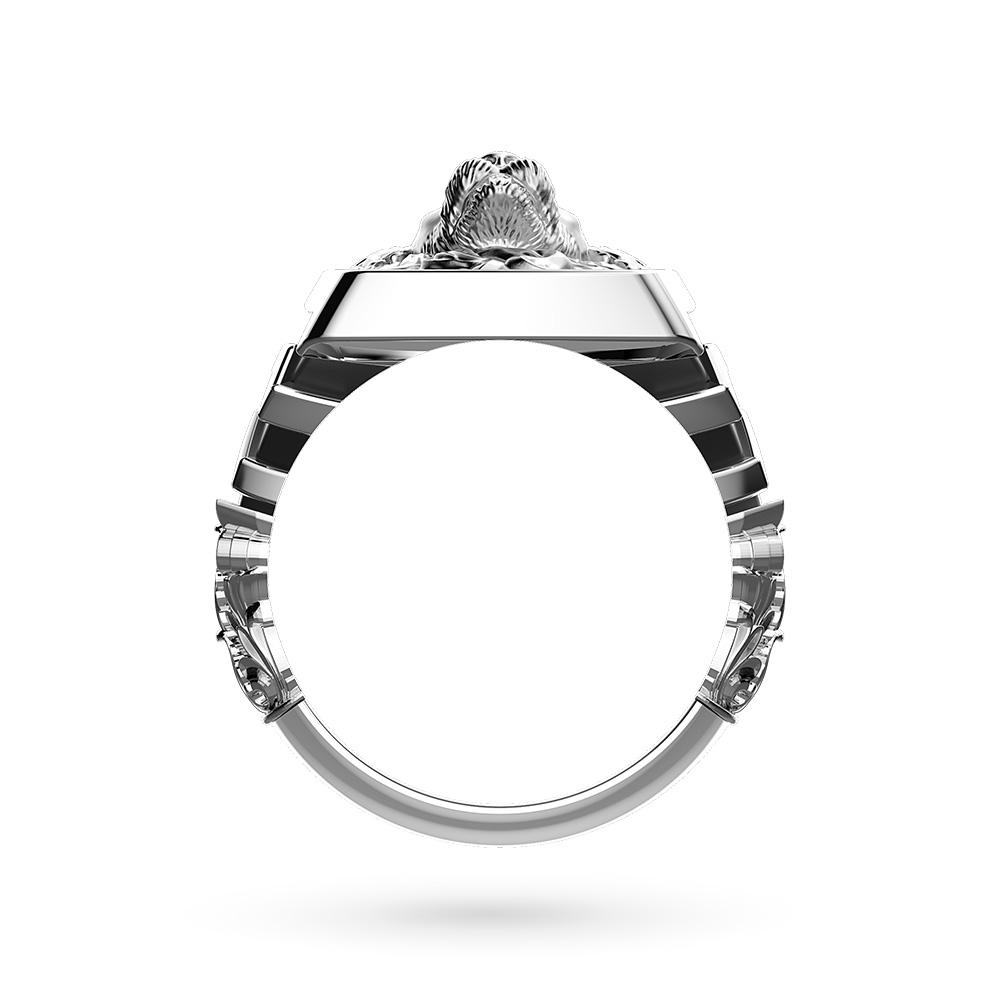  Lion head silver ring Saint Lawrence Cathedral Genoa - Size 18 - CICALA