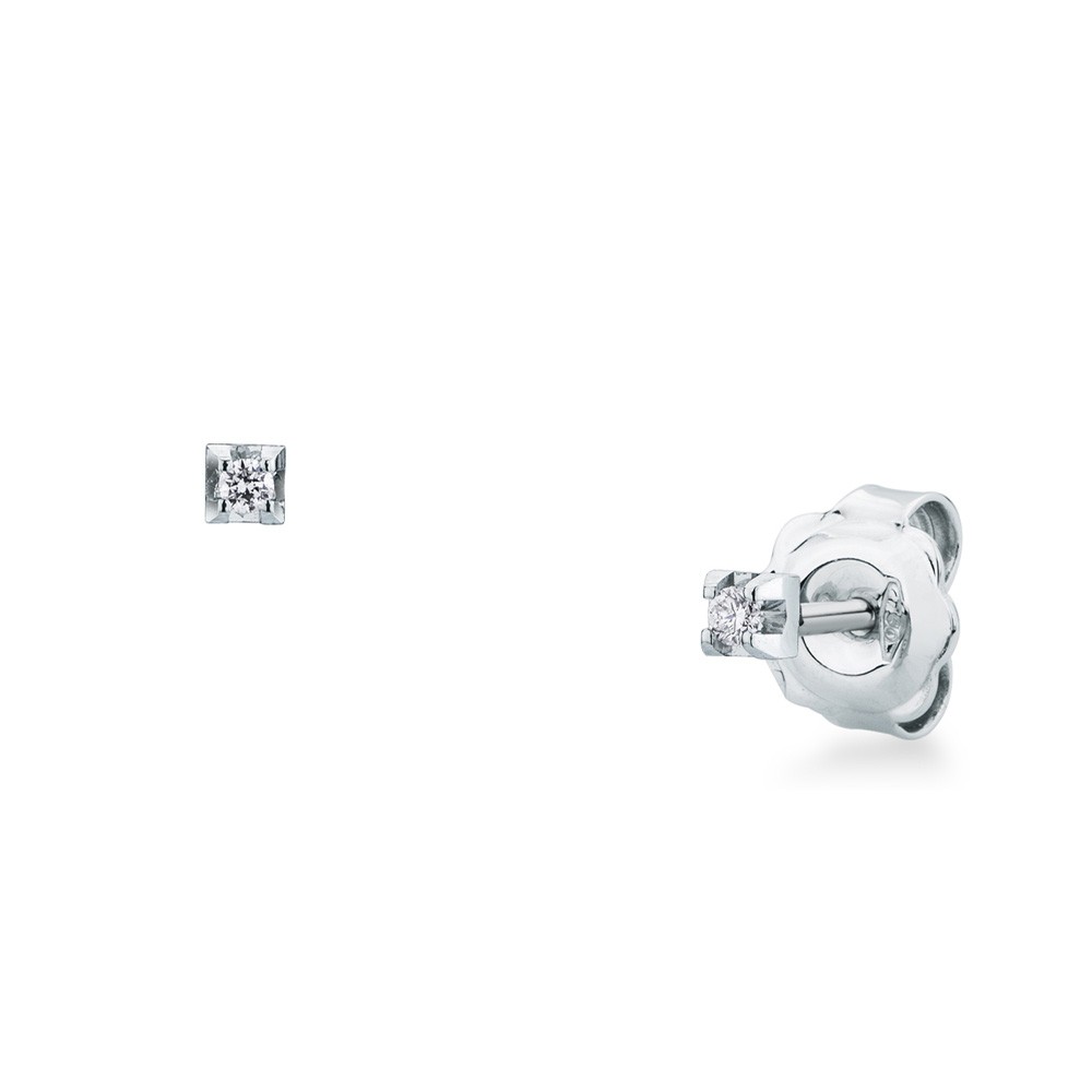 Orecchini punto luce 4 punte con diamanti ~0,05ct totali - MIRCO VISCONTI