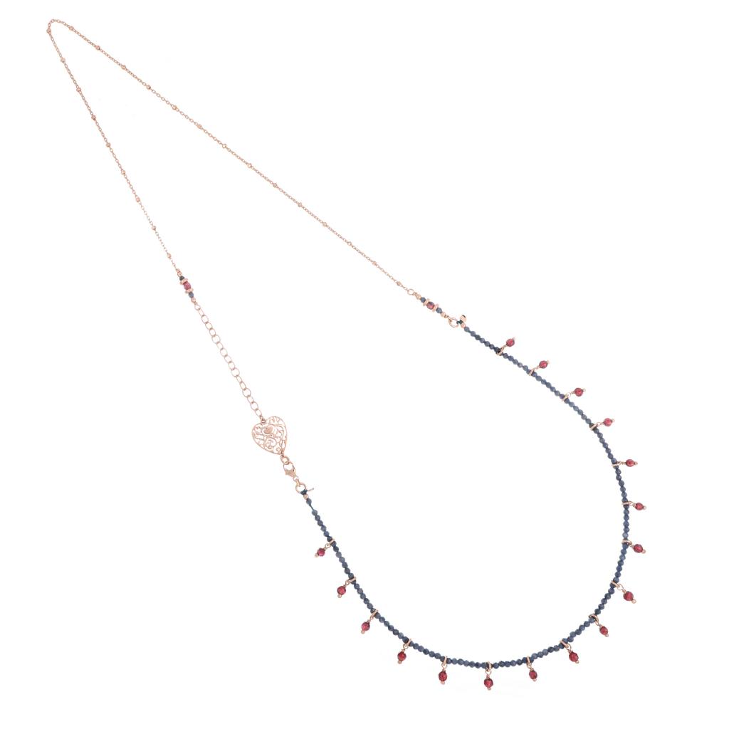 Girocollo Maman et Sophie GCISF2ZAGR Zaffiro e granato - MAMAN ET SOPHIE