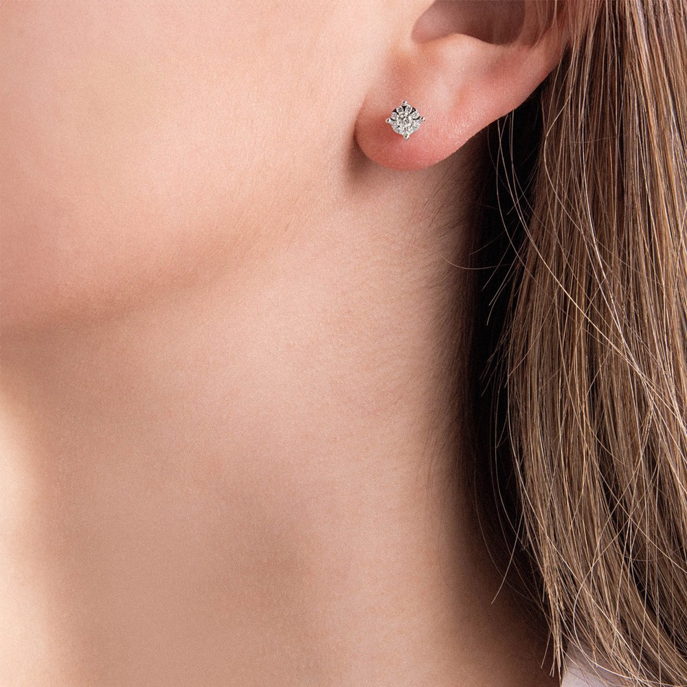  Orecchini oro bianco diamante multipietra 0,23 ct Mirco Visconti - MIRCO VISCONTI