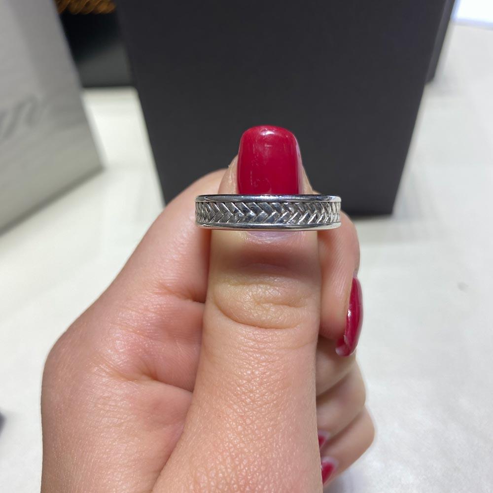  Anello a fede Zancan EXA108-B argento - ZANCAN