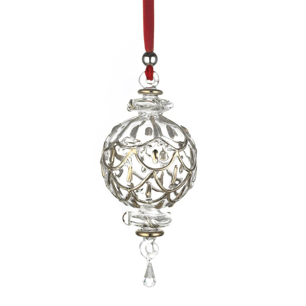 925 silver crystal Christmas tree bauble - DOGALE
