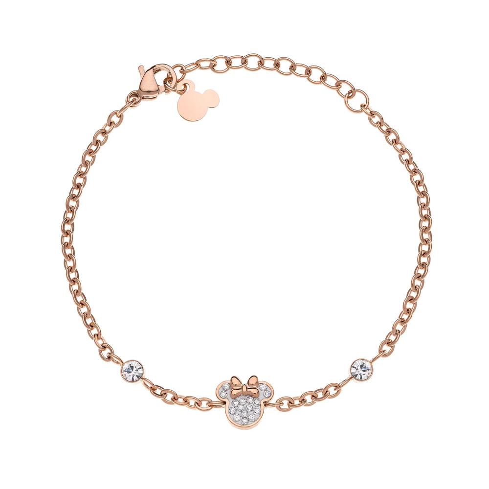 Disney Minnie girl bracelet with white crystals - DISNEY